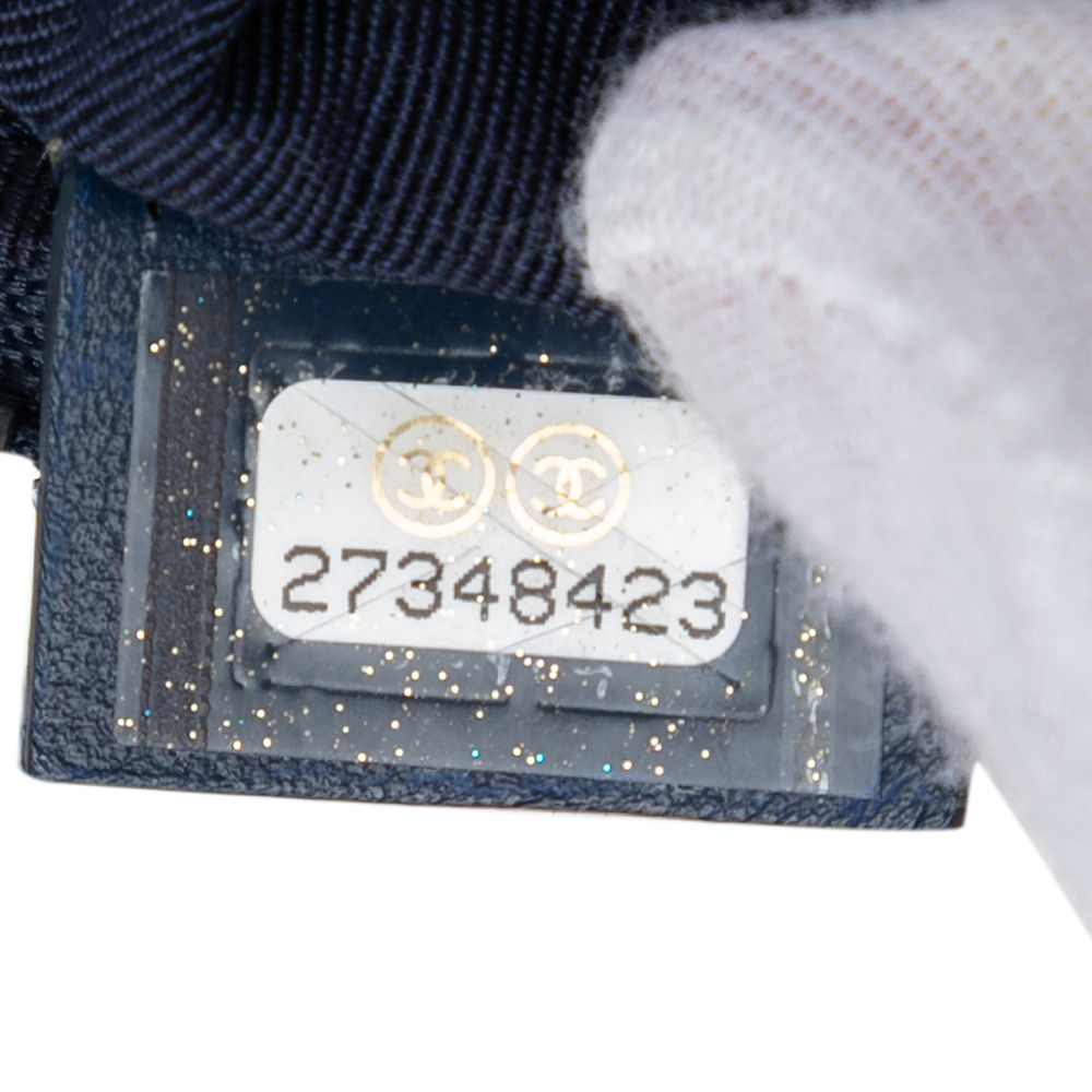Pre-Loved Chanel CC Lambskin Patchwork Tassel Clutch - Picture 6 of 8